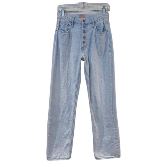 MOTHER Denim - Mother The Pixie Tomcat Ankle Light Wash Jean in Pina Colada Paradise 26